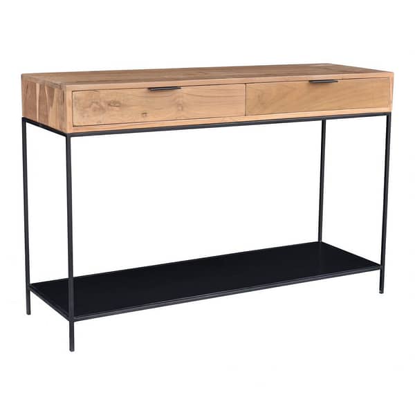 JOLIET CONSOLE TABLE - FRONT ANGLE VIEW