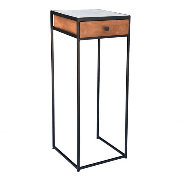 ELTON TALL ACCENT TABLE - FRONT ANGLE VIEW