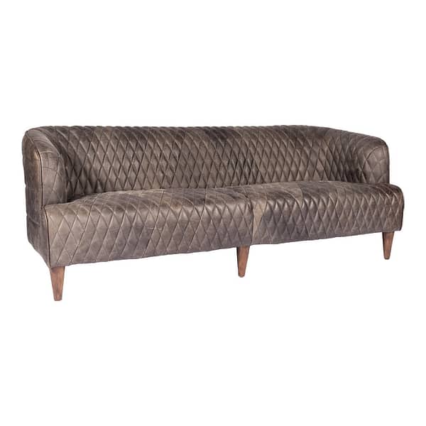 MAGDELAN LEATHER SOFA RIGHT SIDE ANGLE VIEW