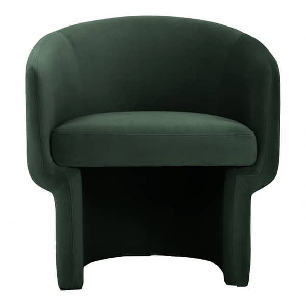 FRANCO CHAIR DARK GREEN - FRONT VIEW