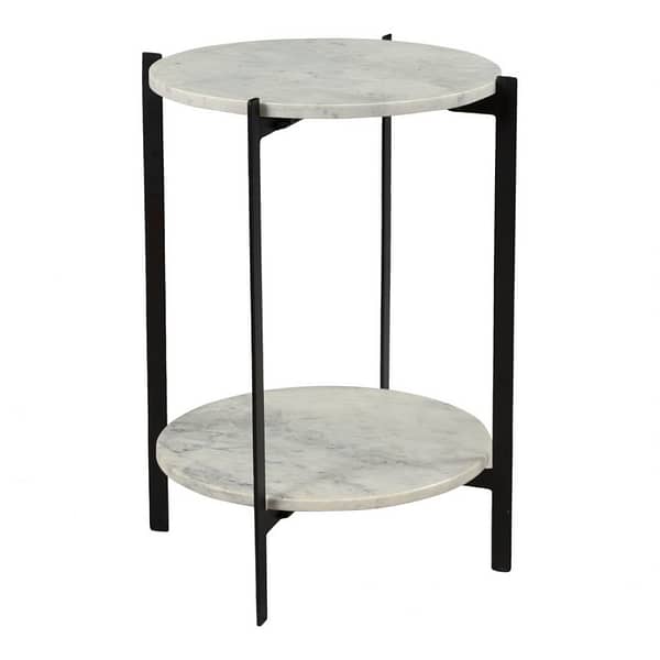 MELANIE ACCENT TABLE - FRONT ANGLE VIEW