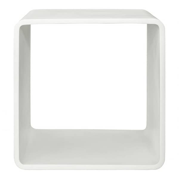 CALI ACCENT CUBE WHITE - FRONT VIEW
