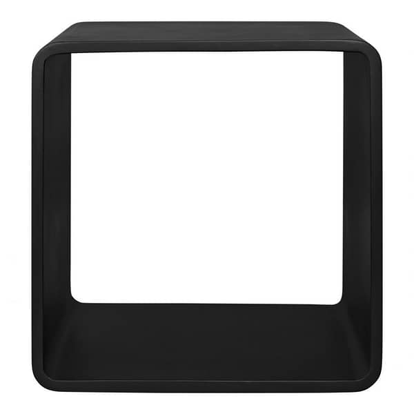 CALI ACCENT CUBE BLACK - FRONT VIEW