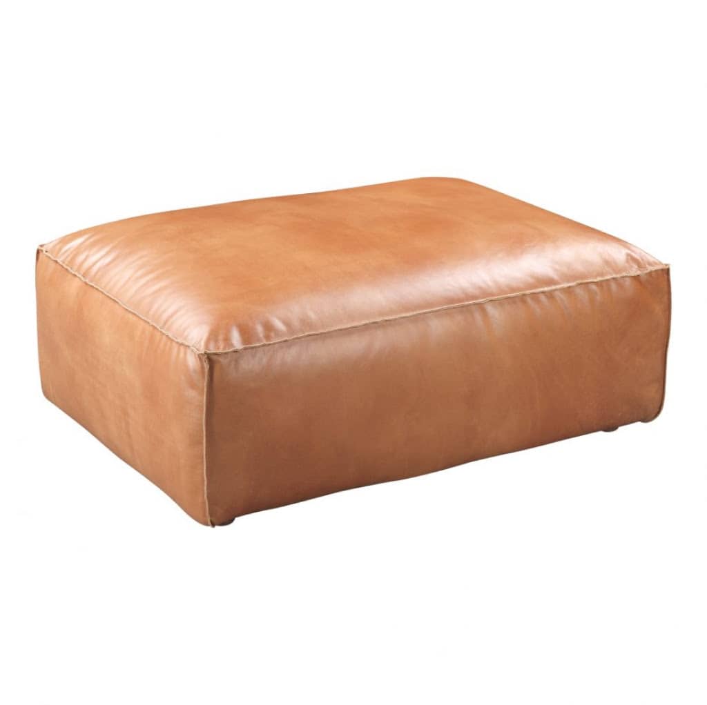LUXE OTTOMAN - FRONT ANGLE VIEW